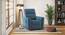 Jenson 1 Seater Fabric Recliner (One Seater, Baltic Blue) by Urban Ladder - - 