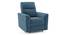 Jenson 1 Seater Fabric Recliner (One Seater, Baltic Blue) by Urban Ladder - - 