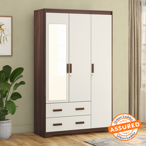 11 miller 3 door 2 drawer wardrobe with mirror and lock 8
