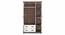 Miller 3 Door Wardrobe (Two-Tone Finish, 2 Drawer Configuration, With Mirror, With Lock) by Urban Ladder - - 916250