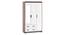 Miller 3 Door Wardrobe (Two-Tone Finish, 2 Drawer Configuration, With Mirror, With Lock) by Urban Ladder - - 916253