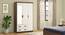Miller 3 Door Wardrobe (Two-Tone Finish, 2 Drawer Configuration, With Mirror, With Lock) by Urban Ladder - - 916254