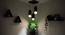 Cedar Brown Solid Wood Cluster Hanging Light (Brown) by Urban Ladder - Design 1 Side View - 916347