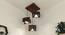 Star Brown Solid Wood Cluster Hanging  Light (Brown) by Urban Ladder - Design 1 Side View - 916348