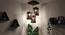 Trikona Brown Solid Wood Cluster Hanging Light (Brown) by Urban Ladder - Design 1 Close View - 916350