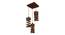 Wiggle Brown Solid Wood Cluster Hanging Light (Brown) by Urban Ladder - Design 1 Close View - 916365