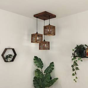 symplify Lyon Brown Solid Wood Cluster Hanging Light-picture-14