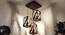 Symmetric Brown Solid Wood Cluster Hanging  Light (Brown) by Urban Ladder - Design 1 Close View - 916396