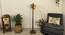 HexSpot Beige Solid Wood Floor Lamp with Beige Solid Wood Base (Brown) by Urban Ladder - Cross View Design 1 - 916440