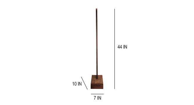 Arc Floor Lamp Base (Brown) by Urban Ladder - Front View Design 1 - 916463