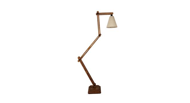 Hydra Beige Jute Floor Lamp with Beige Jute Base (Brown) by Urban Ladder - Cross View Design 1 - 916489