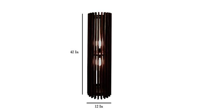 Ventus Duo Floor Lamp Base (Brown) by Urban Ladder - Front View Design 1 - 916490