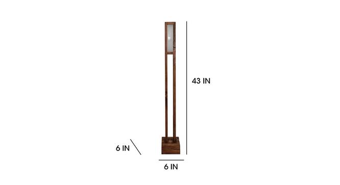 Elevar Floor Lamp Base (Brown) by Urban Ladder - Front View Design 1 - 916516