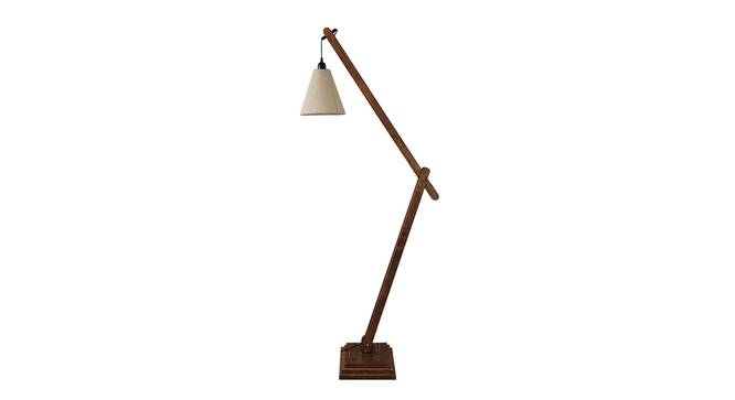 Fisher Beige Jute Floor Lamp with Beige Jute Base (Brown) by Urban Ladder - Front View Design 1 - 916517
