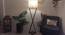 Infinity Beige Jute Floor Lamp with Beige Jute Base (Brown) by Urban Ladder - Design 1 Close View - 916593