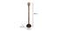 Alice Beige Jute Floor Lamp with Beige Jute Base (Brown) by Urban Ladder - Front View Design 1 - 916627
