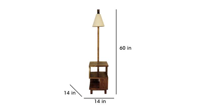 Henry Beige Jute Floor Lamp with Beige Jute Base (Brown) by Urban Ladder - Cross View Design 1 - 916677