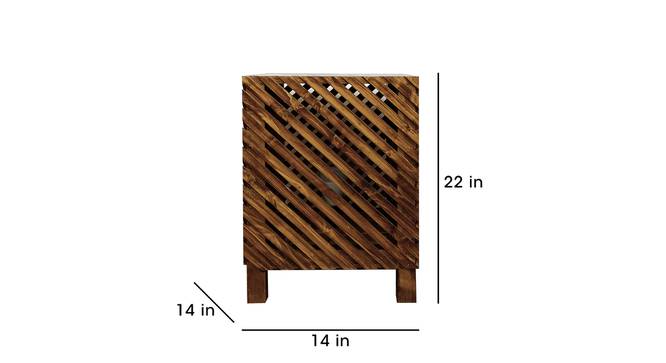 Serge Beige Jute Floor Lamp with Beige Jute Base (Brown) by Urban Ladder - Cross View Design 1 - 916679