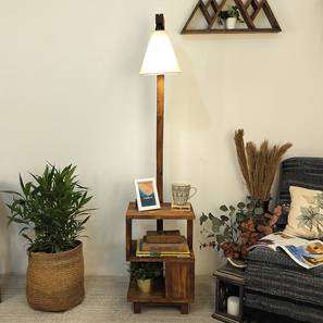 Henry Beige Jute Floor Lamp with Beige Jute Base