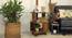 Henry Beige Jute Floor Lamp with Beige Jute Base (Brown) by Urban Ladder - Design 1 Side View - 916705