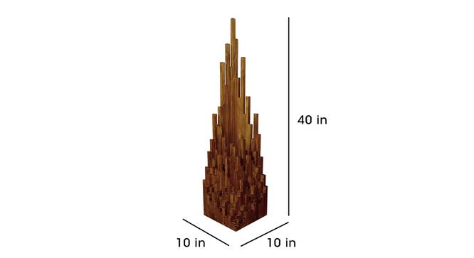 Emanate Beige Floor Lamp with Beige Base (Brown) by Urban Ladder - Cross View Design 1 - 916722