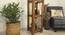 Lighthouse Beige Solid Wood Floor Lamp with Beige Solid Wood Base (Brown) by Urban Ladder - Design 1 Dimension - 916733
