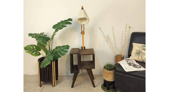 Noel Beige Jute Floor Lamp with Beige Jute Base (Brown) by Urban Ladder - Cross View Design 1 - 916800