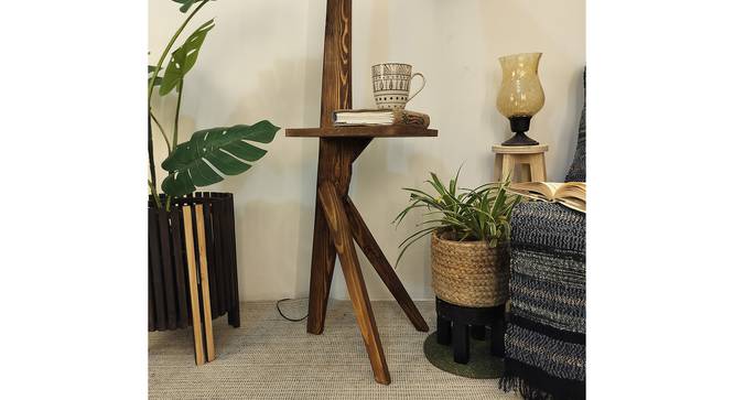 Hubert Beige Jute Floor Lamp with Beige Jute Base (Brown) by Urban Ladder - Rear View Design 1 - 916883