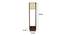 Lyon Beige Solid Wood Floor Lamp with Beige Solid Wood Base (Brown) by Urban Ladder - Design 1 Close View - 916890
