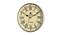 12' SS Ring Wall clock (Silver) by Urban Ladder - - 