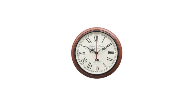 12" Murphy Roman Dile Wall Clock (Brown) by Urban Ladder - - 