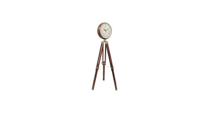 Tripod Clock (Brown) by Urban Ladder - - 