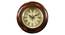 9" Compass Dile Wall Clock (Brown) by Urban Ladder - - 