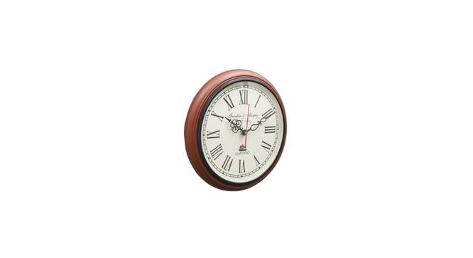 12" Murphy Roman Dile Wall Clock (Brown) by Urban Ladder - - 