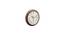 12" Murphy Roman Dile Wall Clock (Brown) by Urban Ladder - - 
