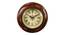 9" Compass Dile Wall Clock (Brown) by Urban Ladder - - 