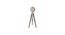 Tripod Clock (Brown) by Urban Ladder - - 