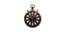 12" Tyre Clock Black Dile Wall Clock (Brown) by Urban Ladder - - 