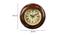 9" Compass Dile Wall Clock (Brown) by Urban Ladder - - 