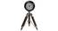 Tripod Table Top Clock (Black) by Urban Ladder - - 