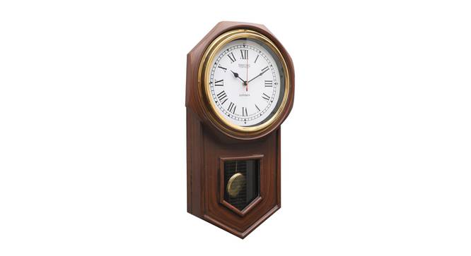 Antique Pendalum Wall Clock (Brown) by Urban Ladder - - 