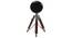Tripod Table Top Clock (Black) by Urban Ladder - - 