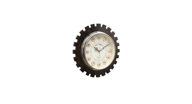 15" Garari Wall Clock (Brown) by Urban Ladder - - 