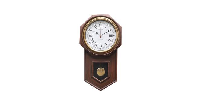 Antique Pendalum Wall Clock (Brown) by Urban Ladder - - 