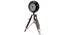 Tripod Table Top Clock (Black) by Urban Ladder - - 