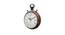 12" Tyre White Roman Dile Wall Clock (Brown) by Urban Ladder - - 