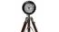 Tripod Table Top Clock (Black) by Urban Ladder - - 