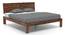 Terence Bed (Teak Finish, King Bed Size) by Urban Ladder - Front View Design 1 - 91745