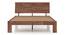 Terence Bed (Solid Wood) (Teak Finish, King Bed Size) by Urban Ladder - Cross View Design 1 - 91747