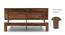 Terence Bed (Teak Finish, Queen Bed Size) by Urban Ladder - Rear View Design 1 - 91771